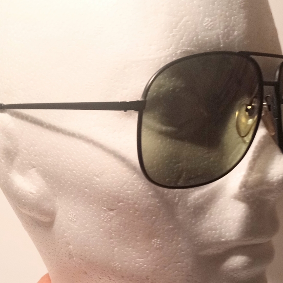Vintage 80-90s Serengeti Oversized Unisex Aviator Sunglasses with Glass Lenses - Picture 6 of 7